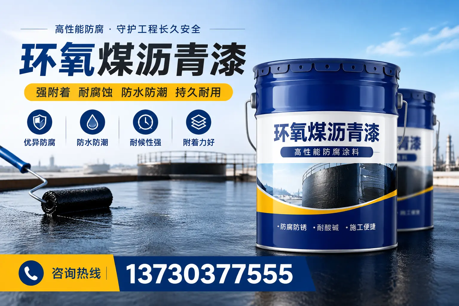 如何判断环氧煤沥青漆的质量？金安消费者指南
